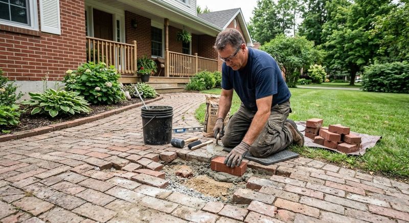 Brick Flatwork Repair in Tulsa, OK