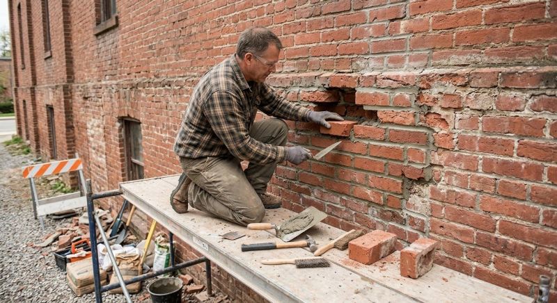 Brick Repair in Jenks, OK