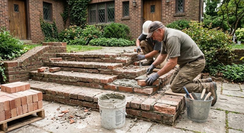 Brick Repair in Mounds, OK