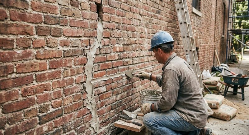 Brick Wall Repair in Beggs, OK