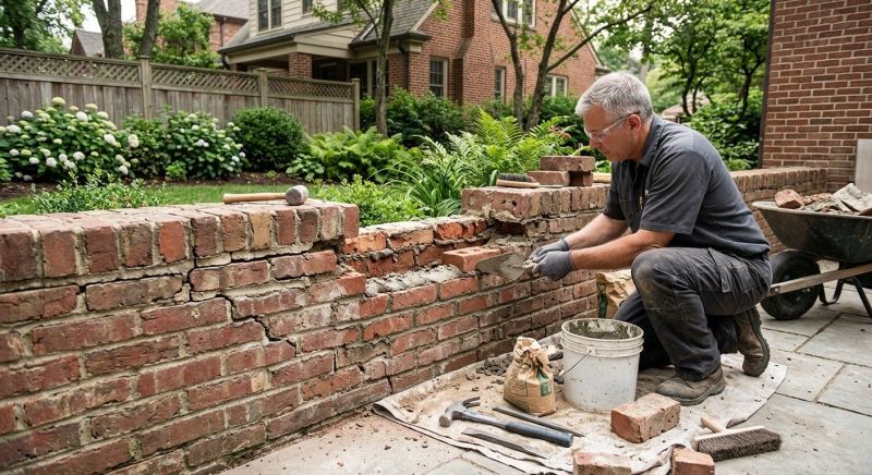 Brick Wall Repair in Tulsa, OK