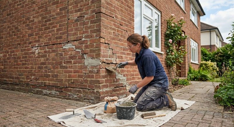 Brick Wall Repair in Sapulpa, OK