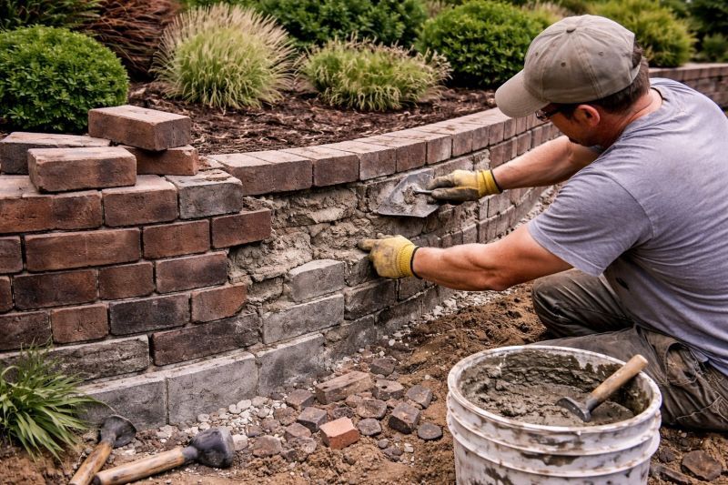 Brick Wall Repair in Wagoner County, OK