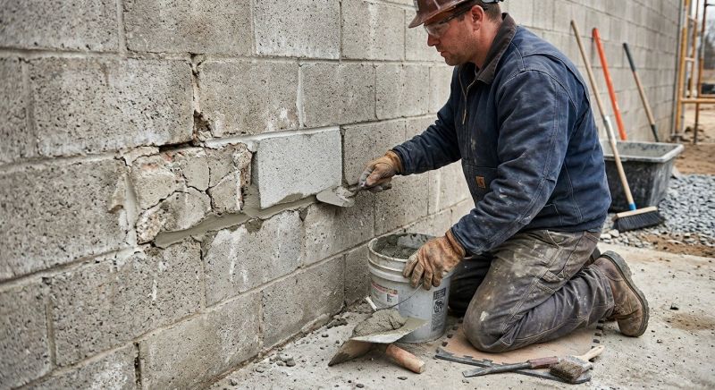 Cement Block Repair in Tulsa, OK