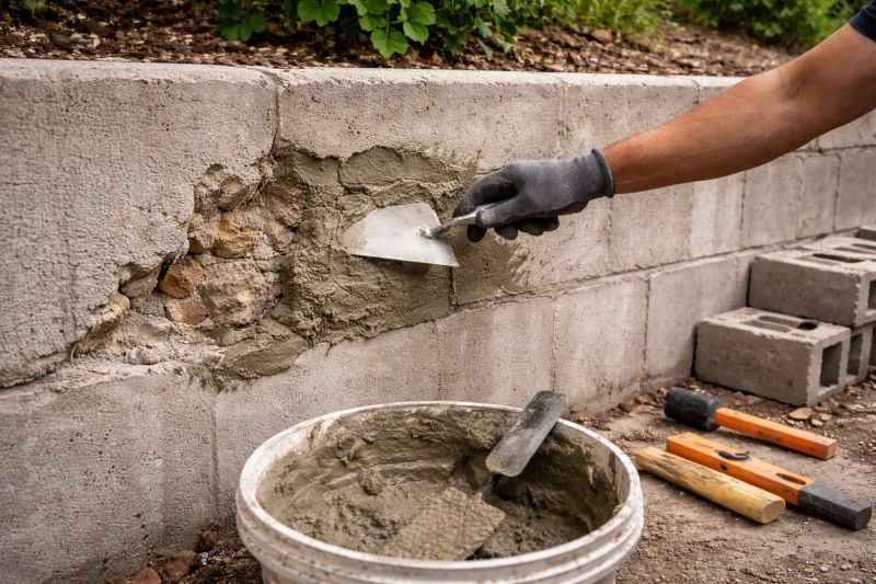Retaining Wall Repair in Broken Arrow, OK