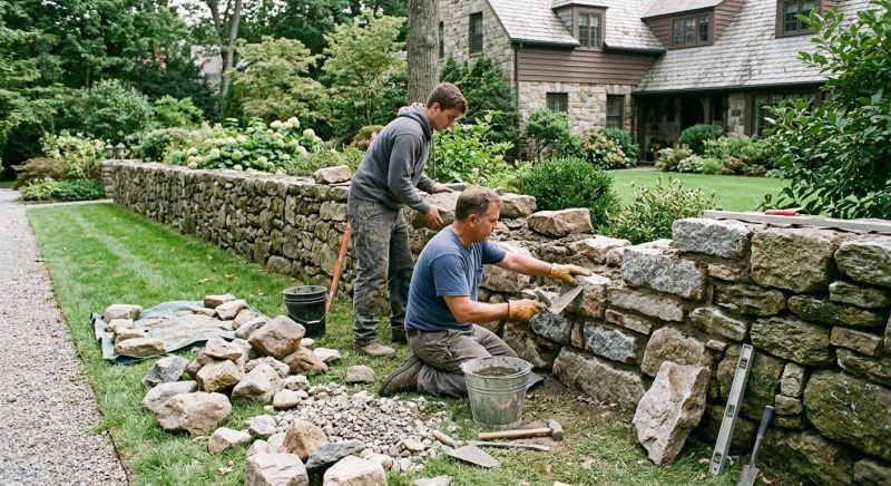 Retaining Wall Repair in Broken Arrow, OK
