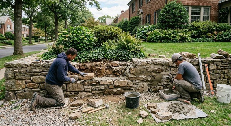 Retaining Wall Repair in Tulsa, OK