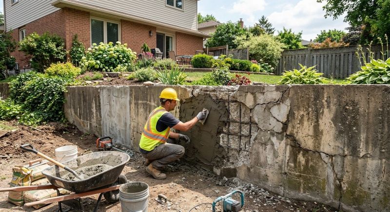 Retaining Wall Repair in Sapulpa, OK