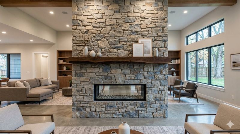 Stone Chimney Installation in Beggs, OK