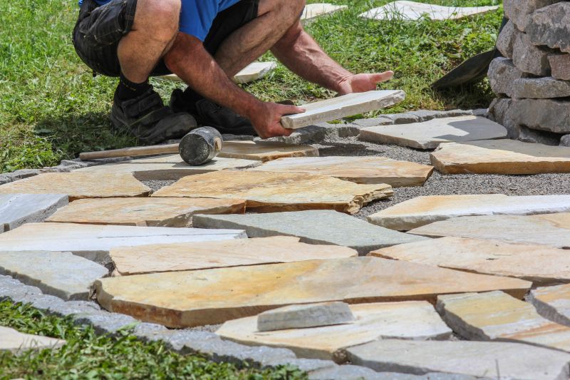 Stone Walkway Repair in Tulsa, OK