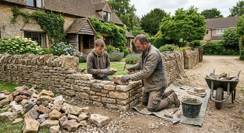 Stone Wall Repair in Tulsa, OK