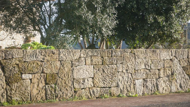 Stone Wall Repair in Mounds, OK