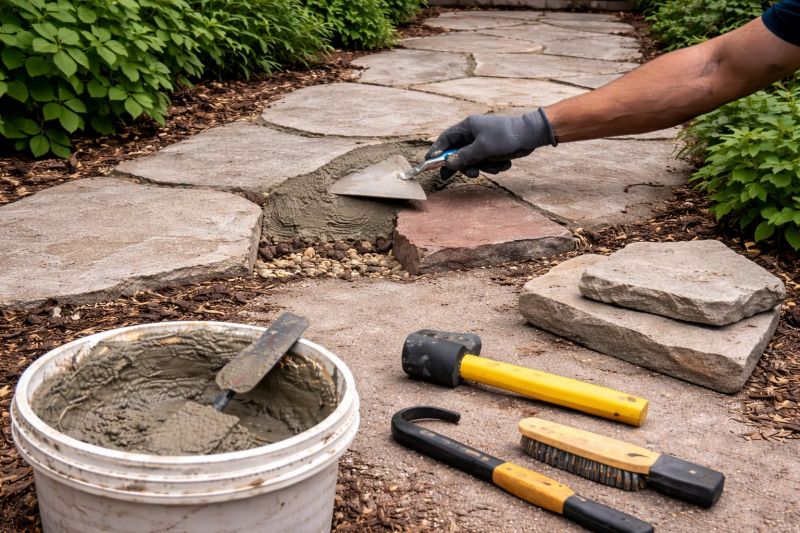 Stonework Repair in Broken Arrow, OK